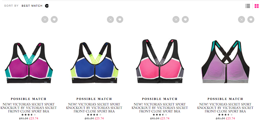 Victoria's Secret VSX The Incredible Sports Bra 