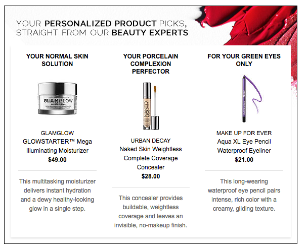 Sephora guided selling