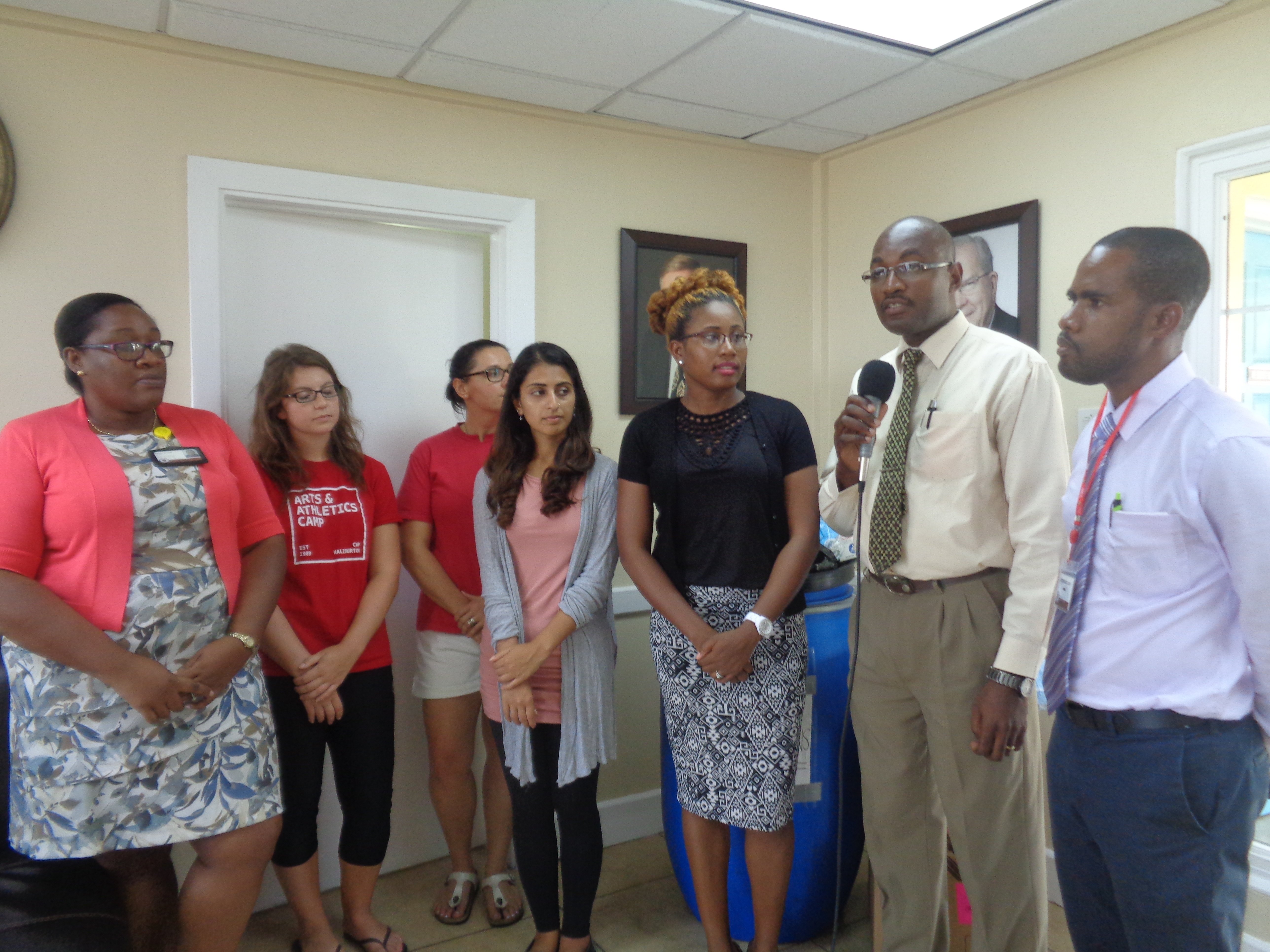 Dr. Nedd, Assistant Dean of Clinical Sciences, Speaking at Charity Event