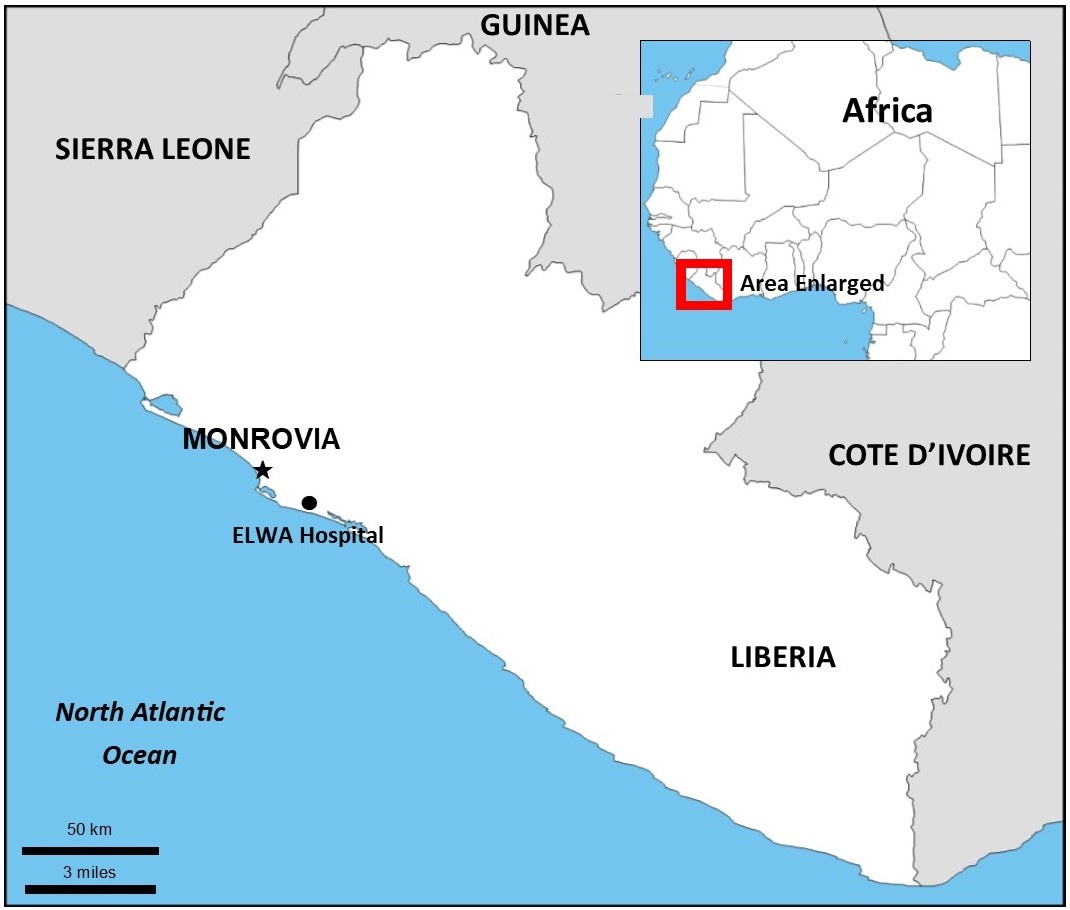 liberia map