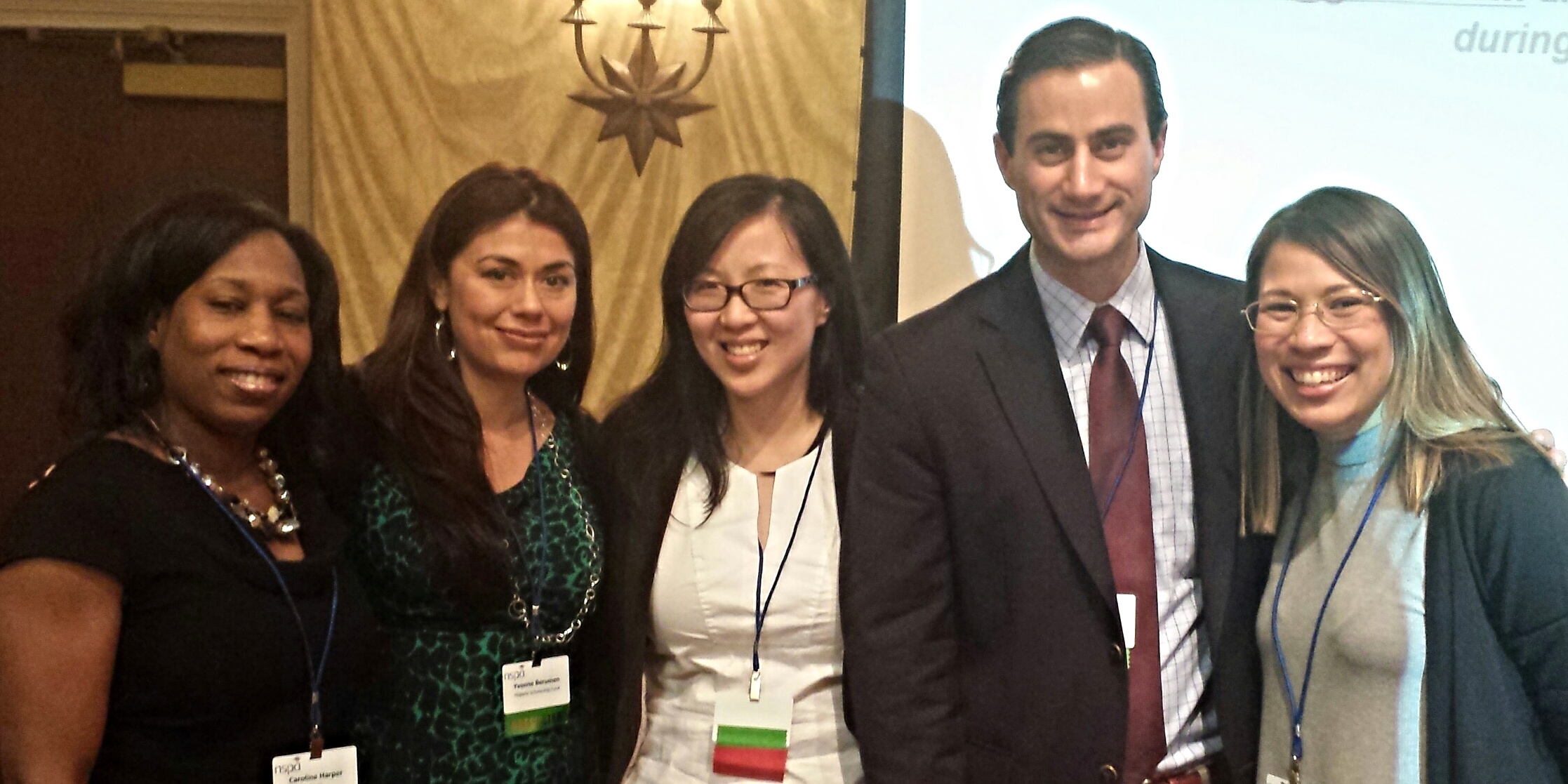 Nara Lee with noted NSPA presenters