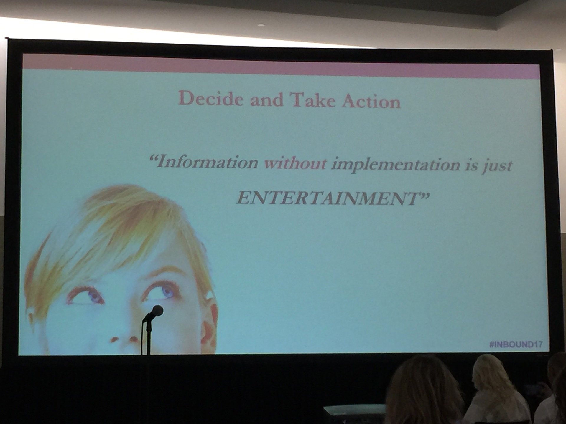 「行動の伴わない情報は、ただの娯楽である」