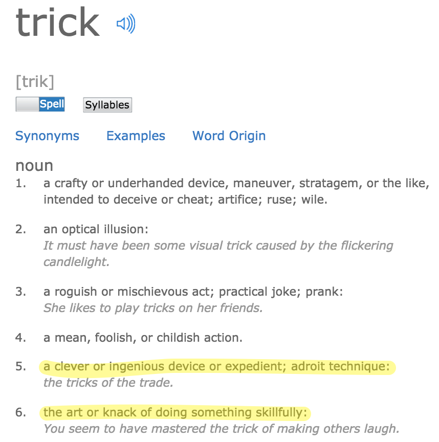 trick