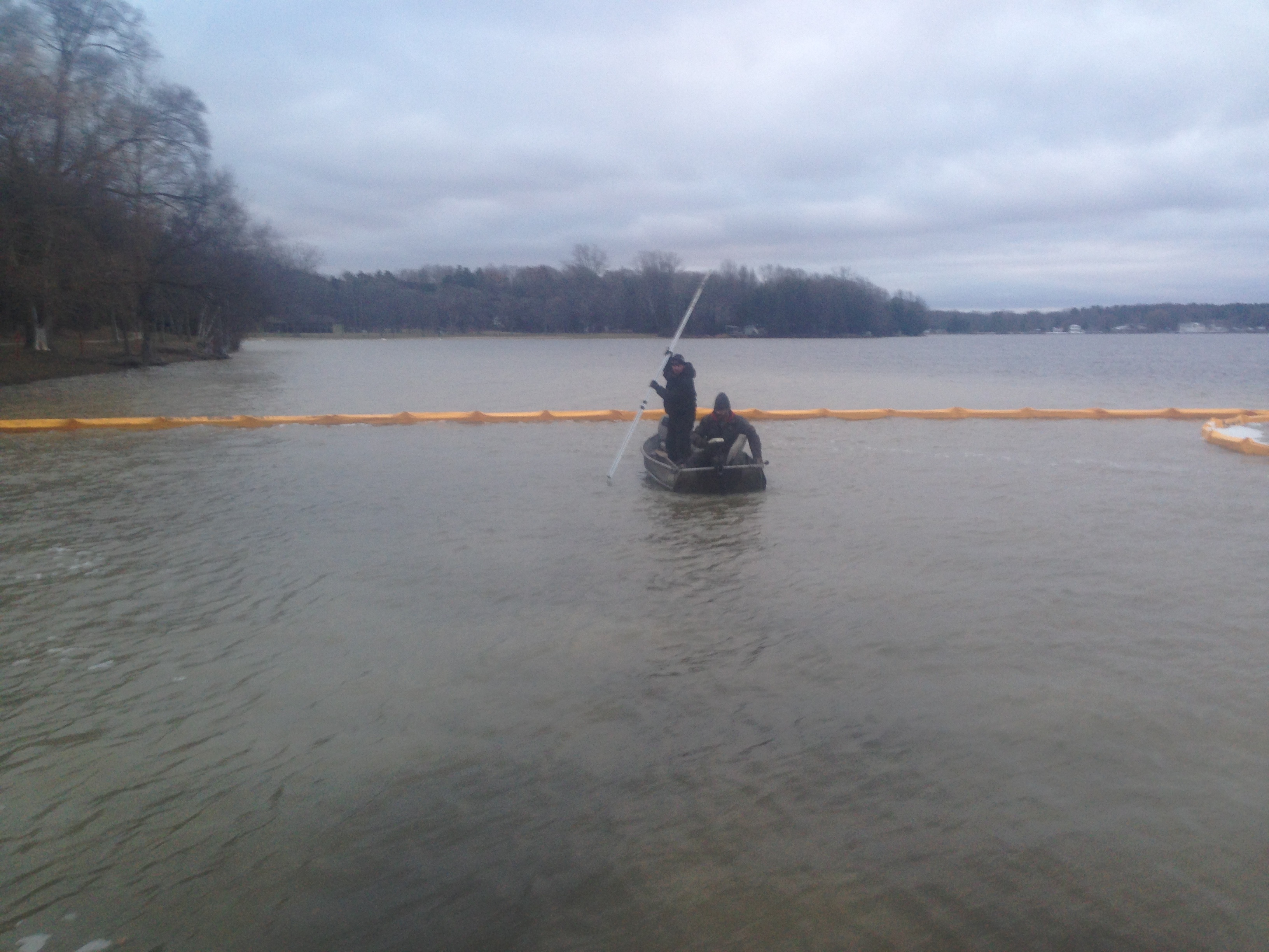 Boat launch installation Michigan Isabella County, Michigan