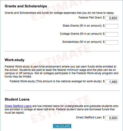 2025 2025 Pell Grant Calculator