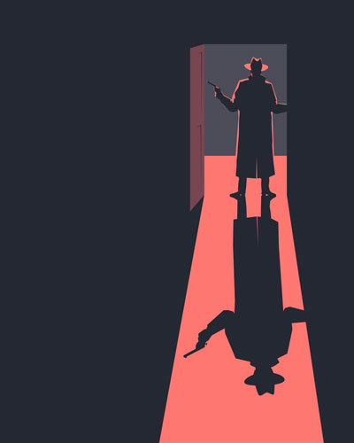 Man standing in doorway