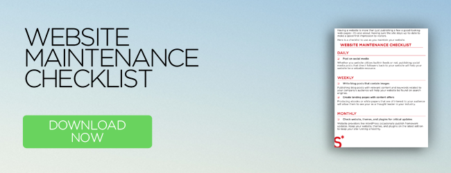 Website Maintenance Checklist | Download now