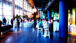 Awards banquet lighting rentals at south carolina Aquarium by AV Connections, Charleston