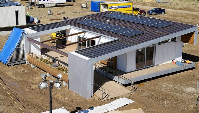 the Sinatra Living Solar Decathlon 2017 house by the team from the University of Nevada, Las Vegas