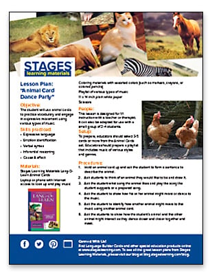 Animal Cards Dance Party