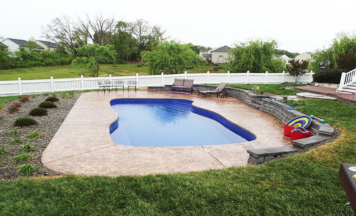 Photos of fiberglass pools