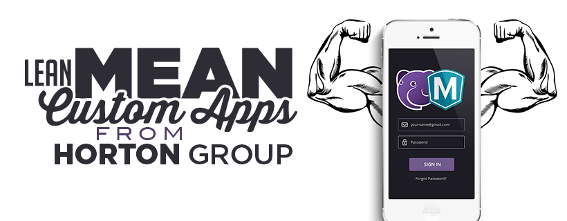 Lean MEAN Custom Apps from Horton Group