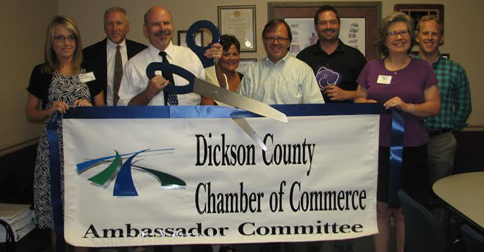 Horton Group Cuts Ribbon at Dickson County Chamber