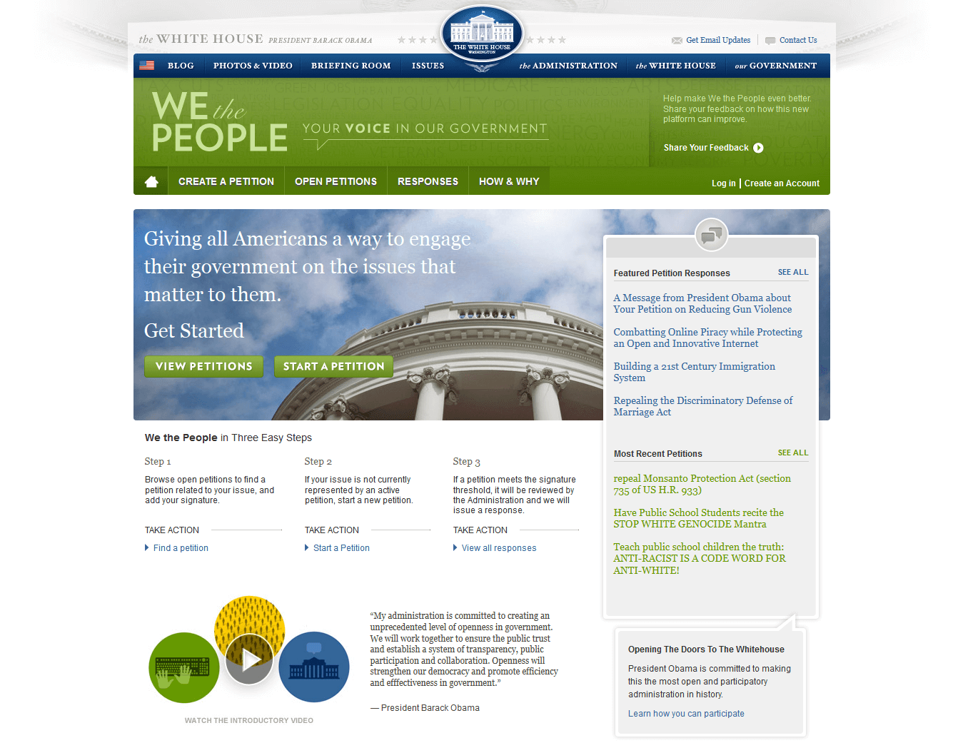 We the People Drupal Site