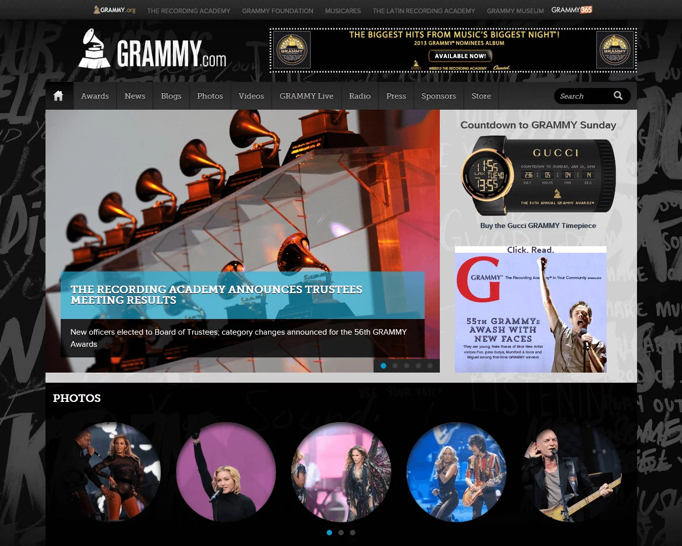 The Grammy's Drupal Site