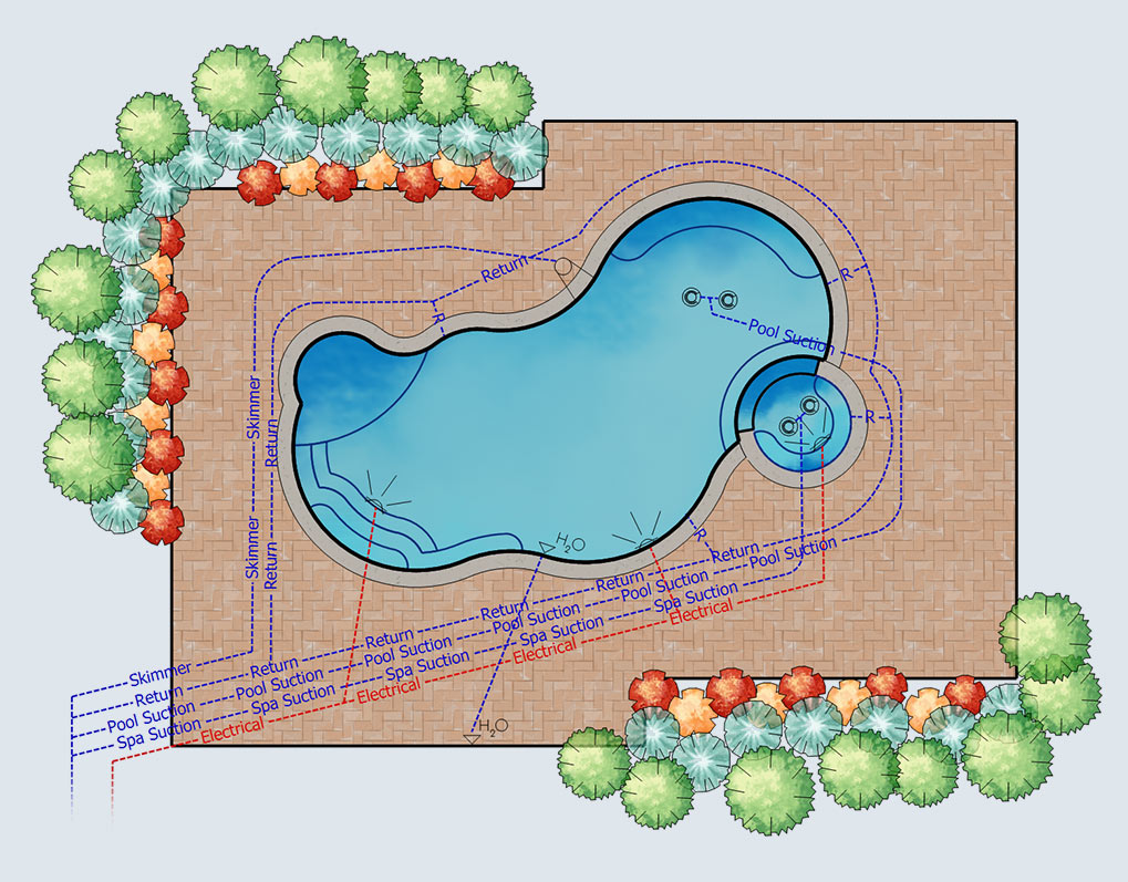 Pool and Landscape Design Measurements - Vip3D