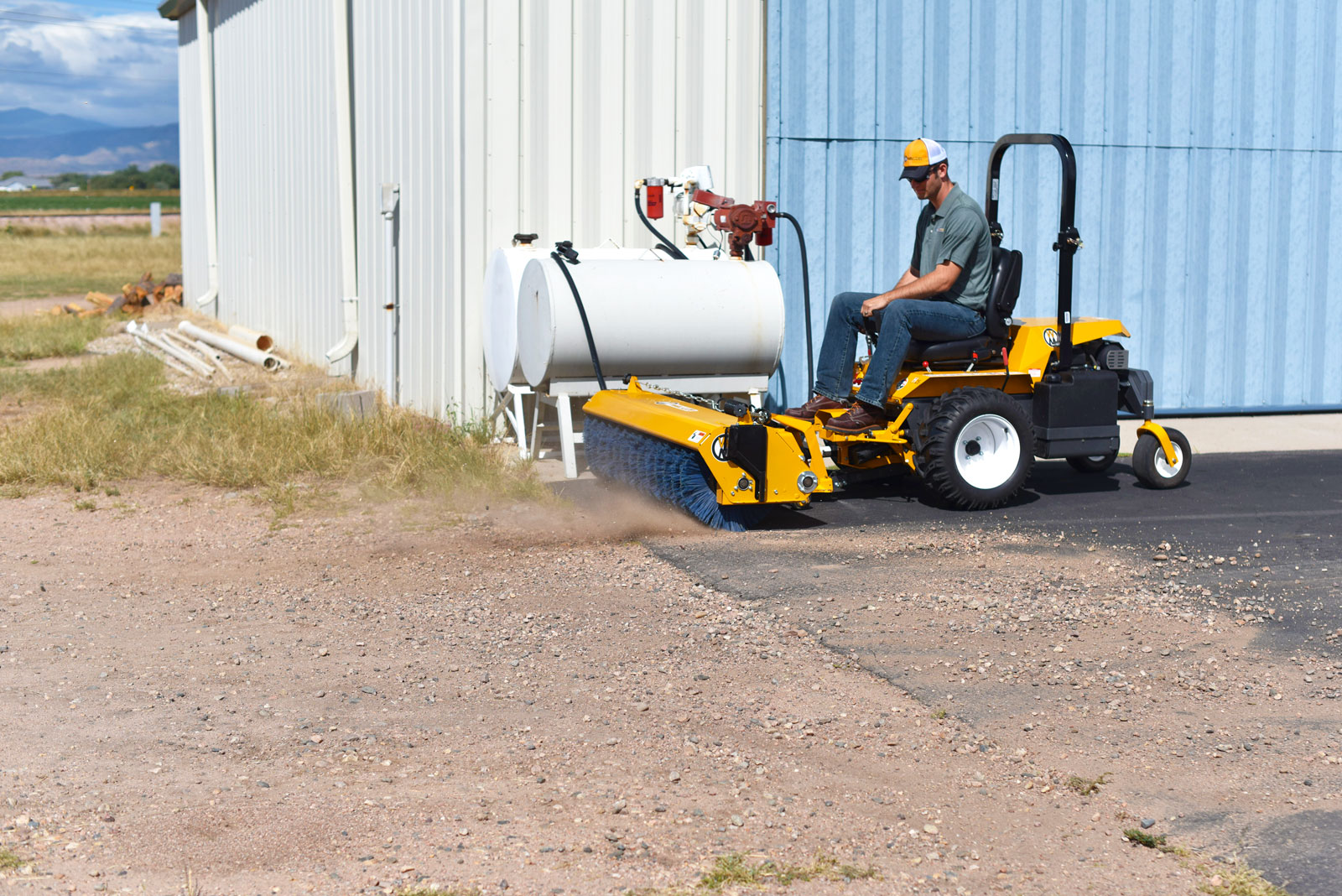 The Walker H20 Rotary Broom