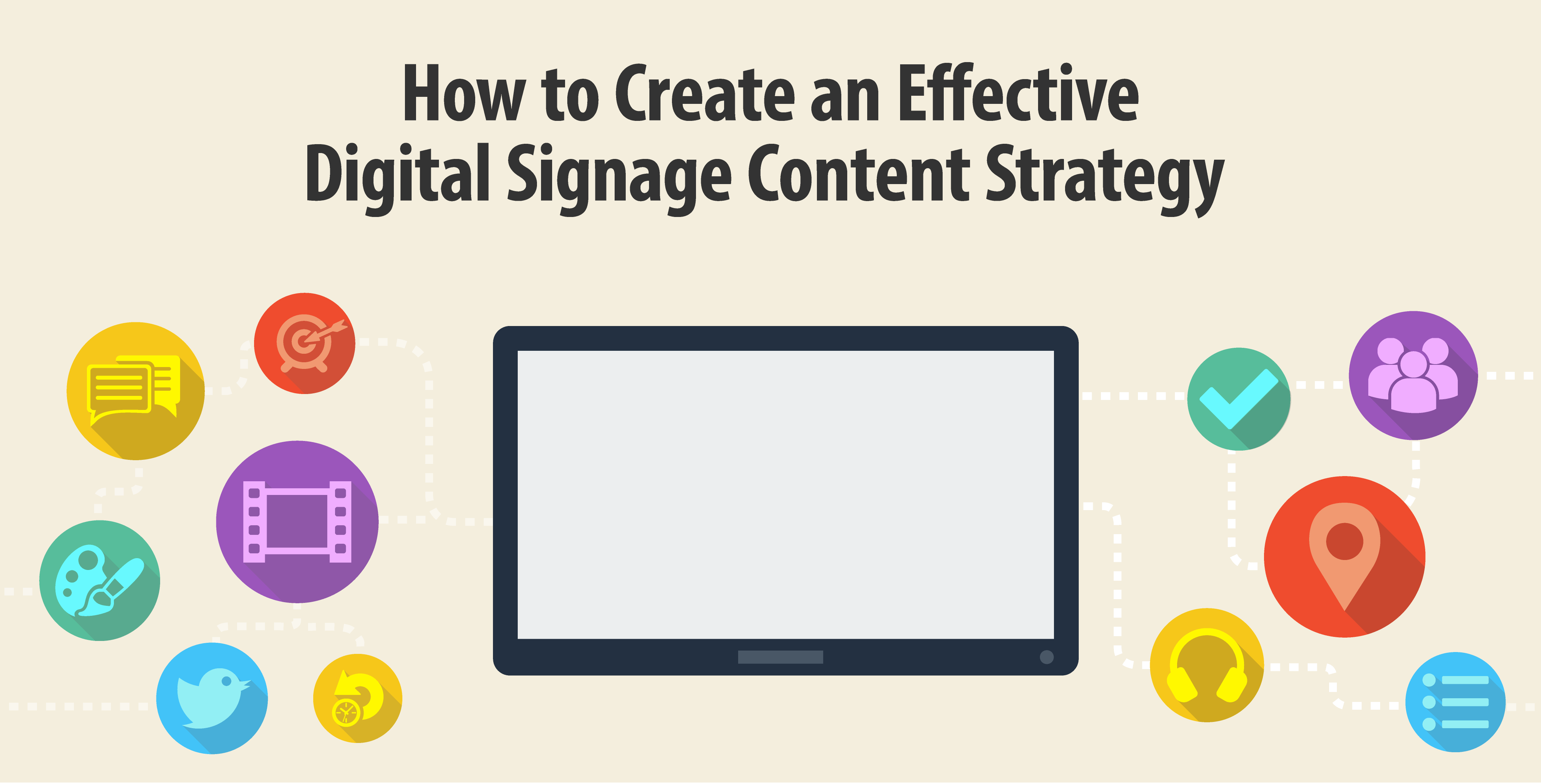 Create a Useful Digital Signage Content Strategy by Answering These 9 Questions