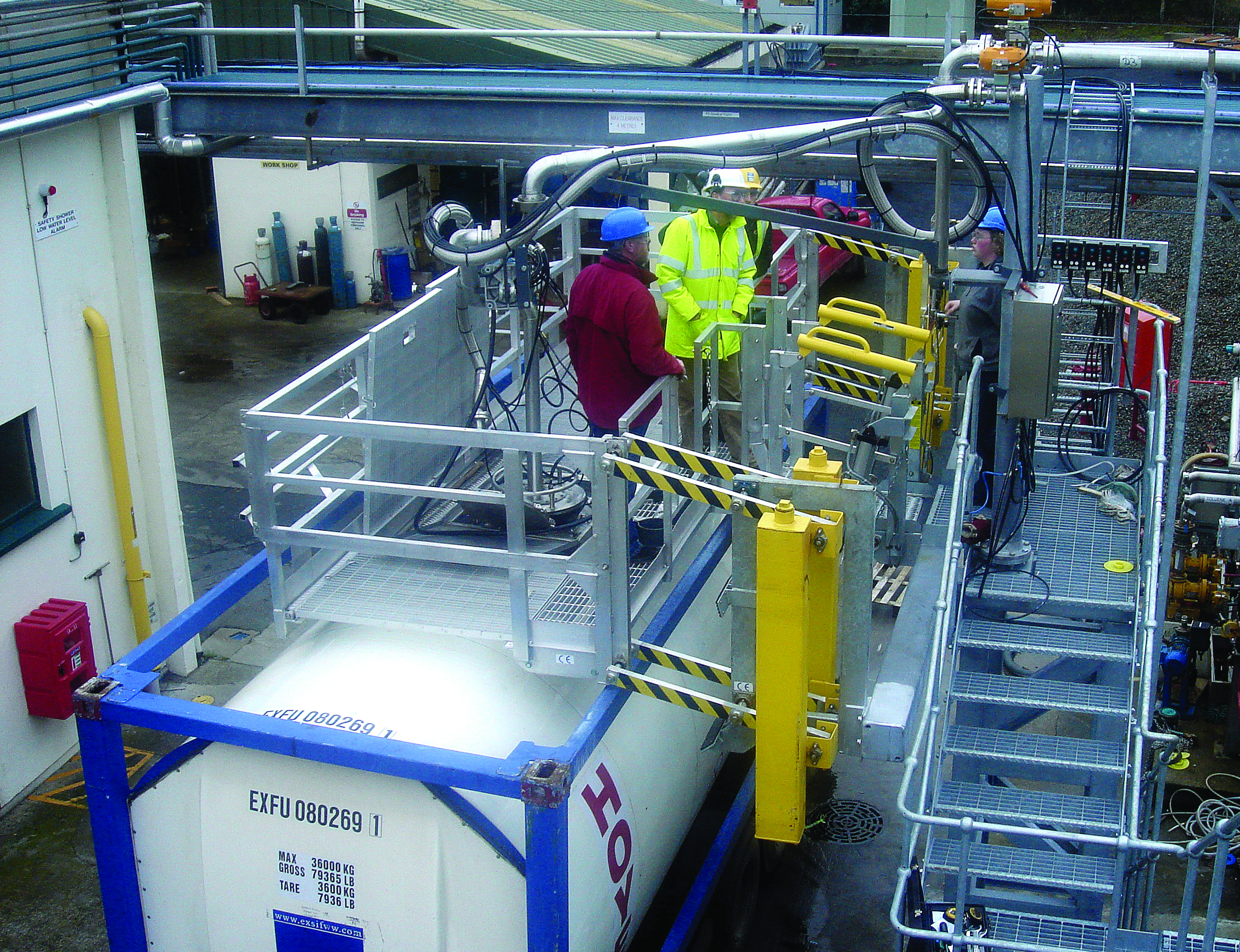 Learn about safety solutions for loading and unloading ISO containers.