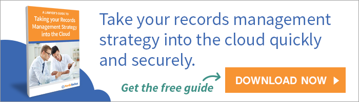 records management strategy free ebook for law firms