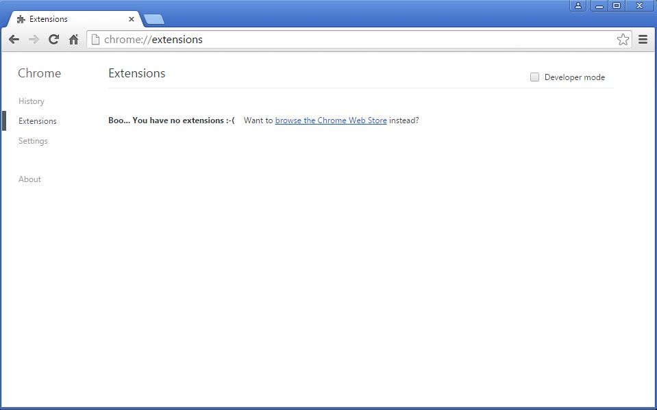 How to remove Ilivid toolbar from your Chrome browser - step 5