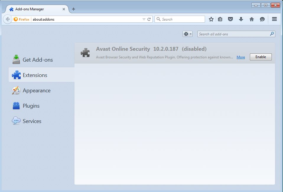 How to remove Ilivid toolbar from your Firefox browser - step 5