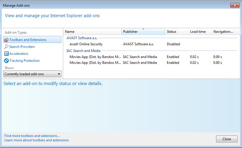 How to remove Ilivid toolbar from your Internet Explorer browser - step 2