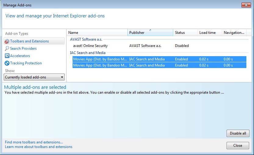 How to remove Ilivid toolbar from your Internet Explorer browser - step 3