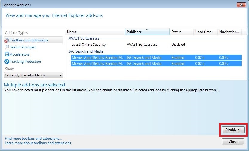 How to remove Ilivid toolbar from your Internet Explorer browser - step 4