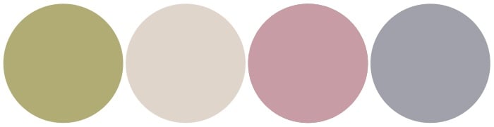 Sage, Taupe, Mauve, and Dusky Lavender Color Palette | BBJ Linen