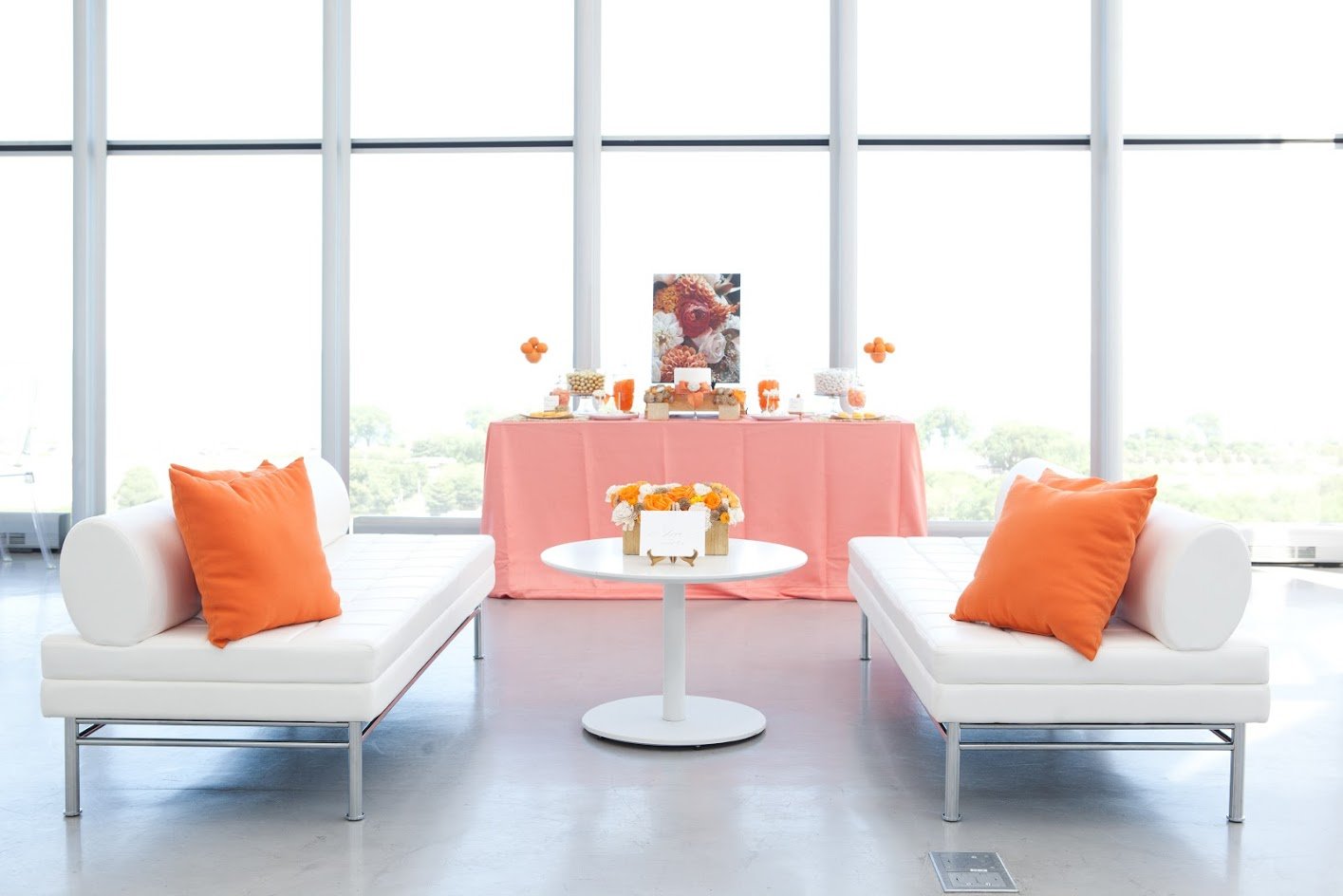 Marmalade Shantung Table Linen Lounge | BBJ Linen