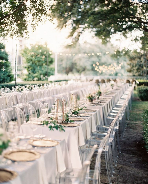 Opulent Look with Ghost Chairs | BBJ Linen