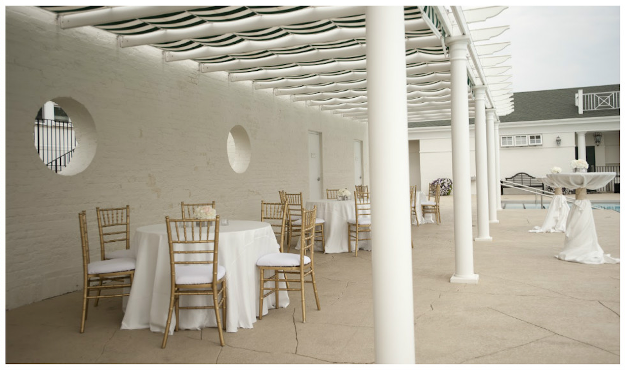 Round Tables with Crisp White Table Linen | BBJ Linen