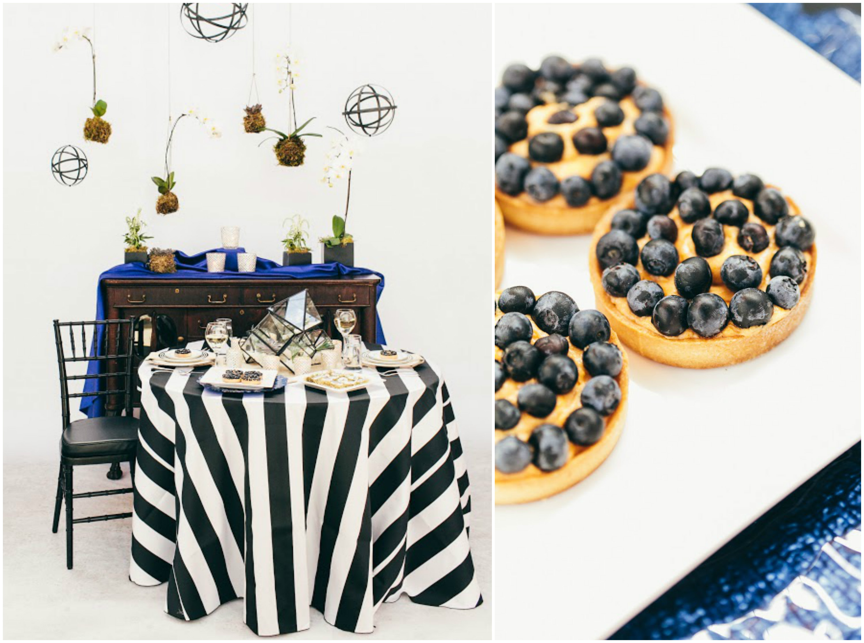 Black and White Table Event Decor | BBJ Linen