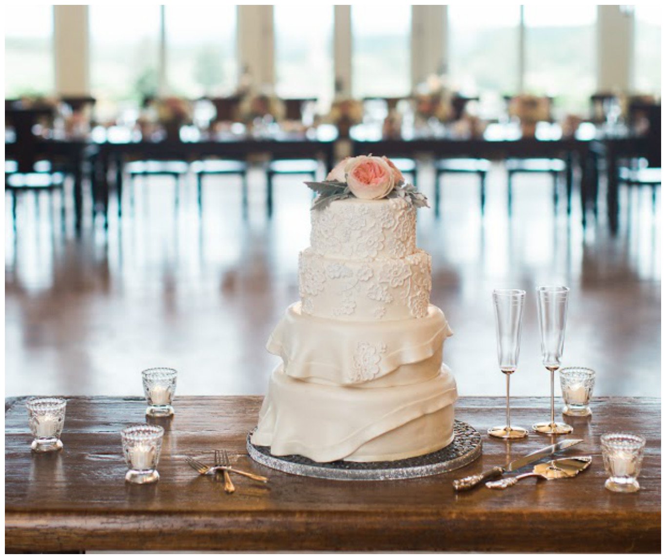 Wedding Cake Table Event Decor | BBJ Linen
