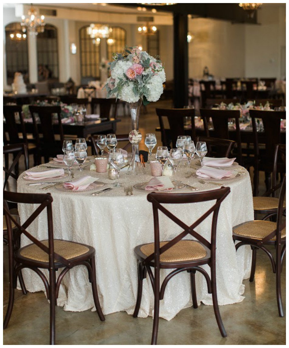 Romantic Wedding Table Decor | BBJ Linen