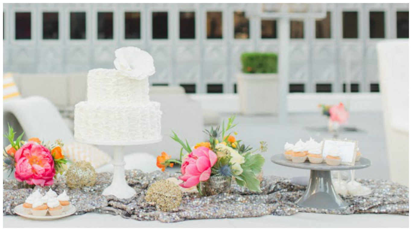 White Desserts Wedding Sweets Table | BBJ Linen