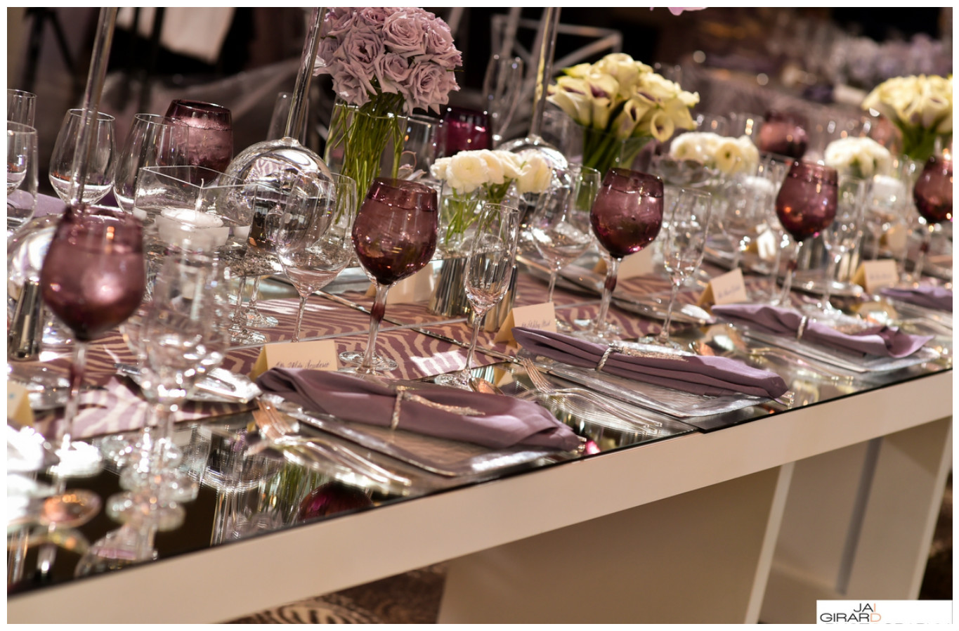 Smoky Lavender Table Decor | BBJ Linen