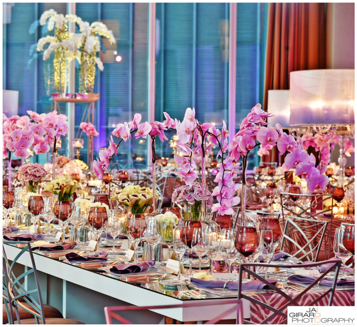 Orchid Centerpiece for Wedding | BBJ Linen