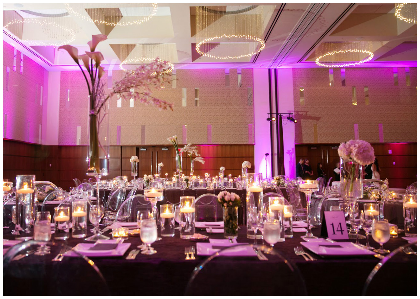 Purple Theme Event Decor | BBJ Linen
