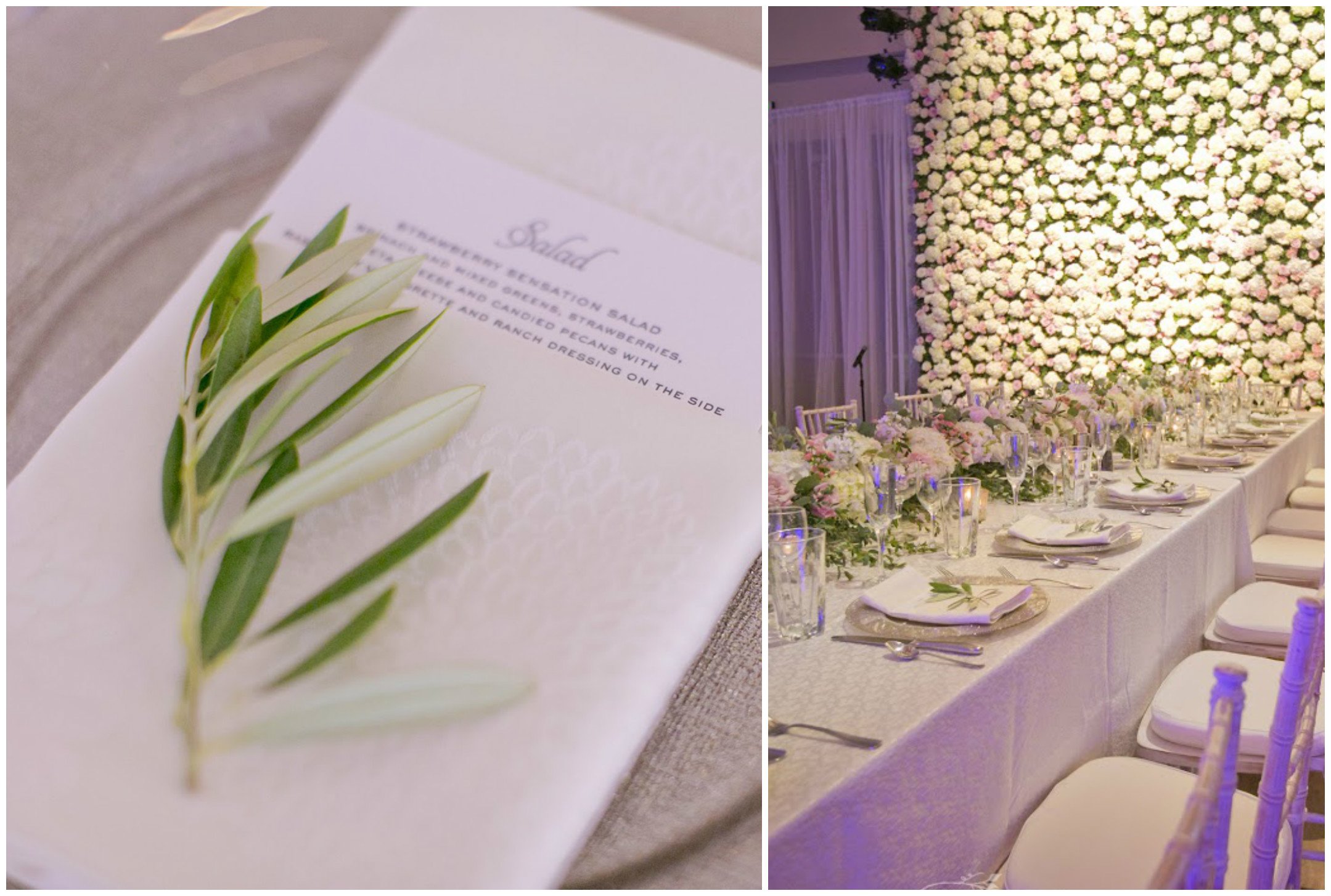 Plant on Plate for Purple for Wedding | BBJ Linen