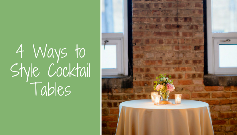 Style Cocktail Tables | BBJ Linen