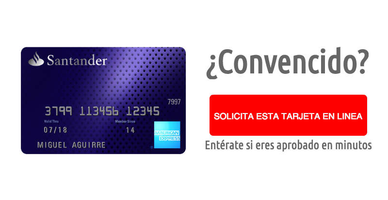 Tarjeta Santander Aeromexico