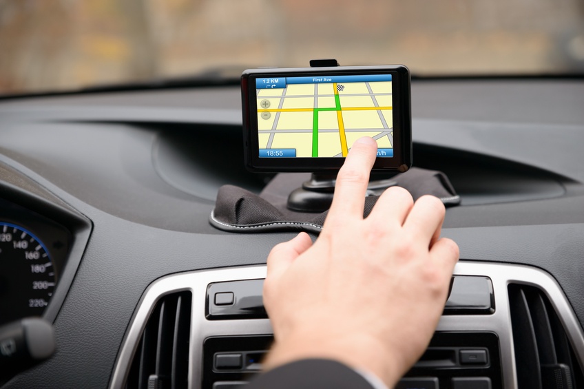 GPS en un coche