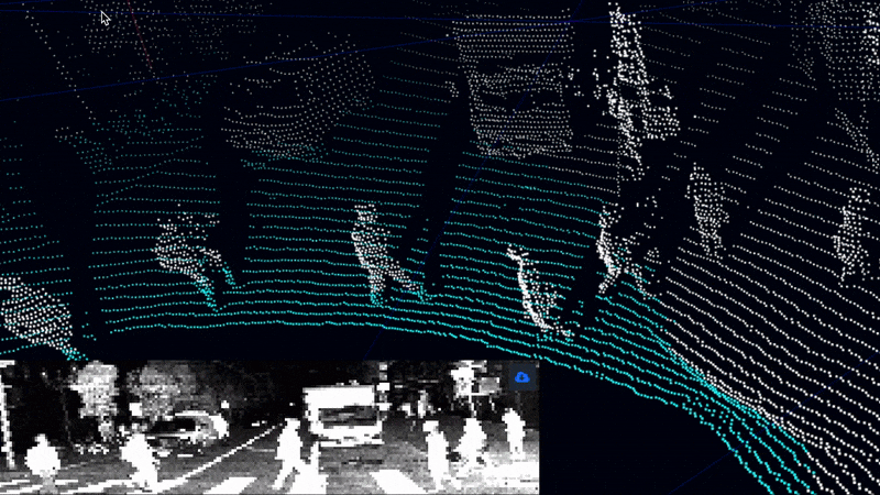 Perfect 2D pixel-wise masks (lower left image) generated automatically from 3D bounding boxes, and 2D masks are used to refine 3D bounding box accuracy.