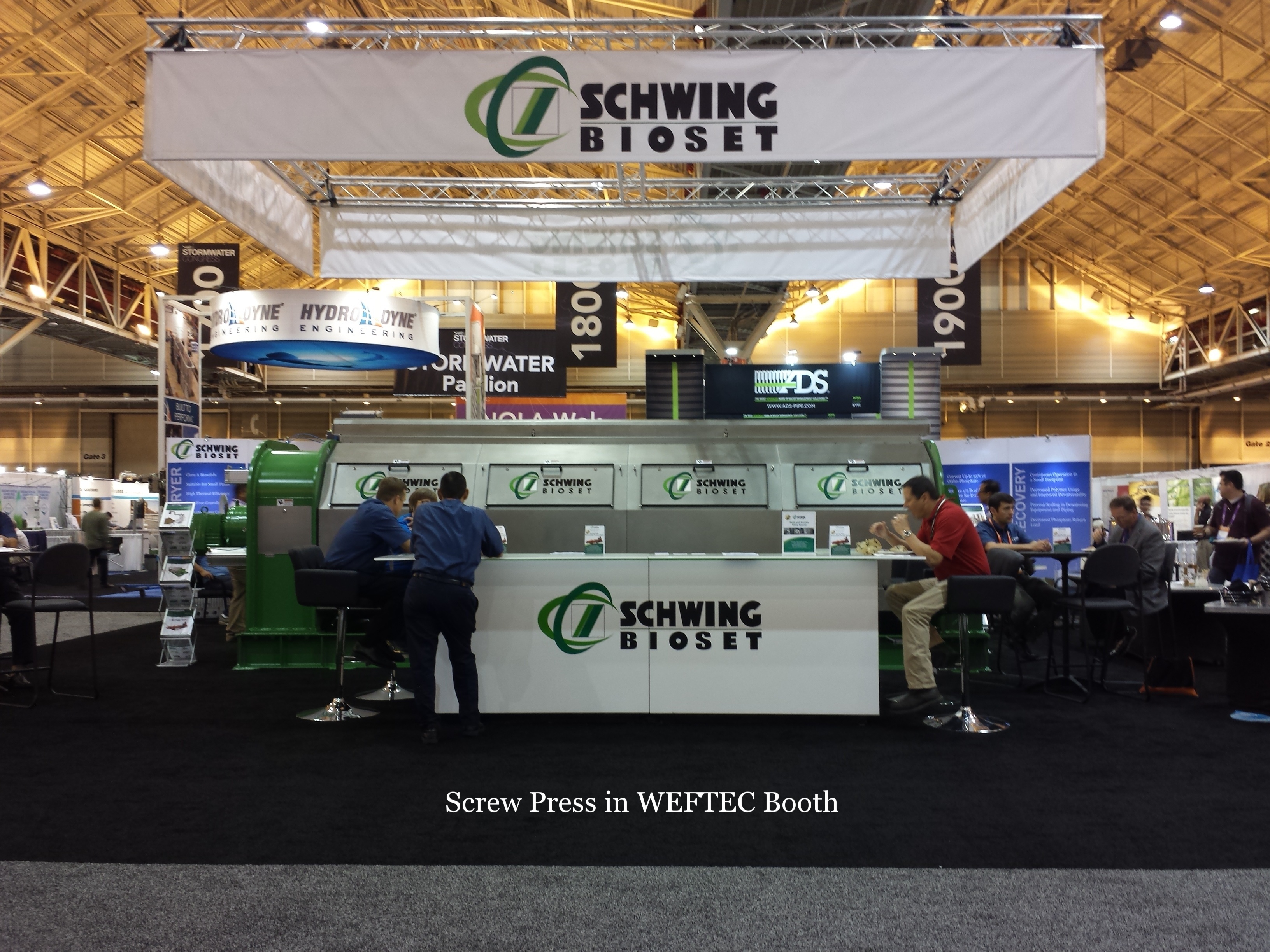 Schwing Bioset WEFTEC 2016 Screw Press