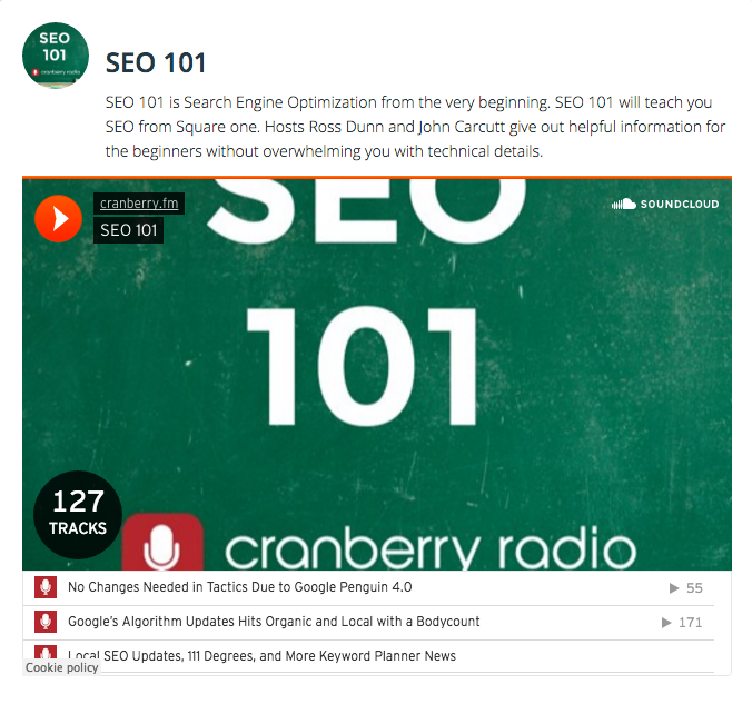 Cranberry Radio SEO 101
