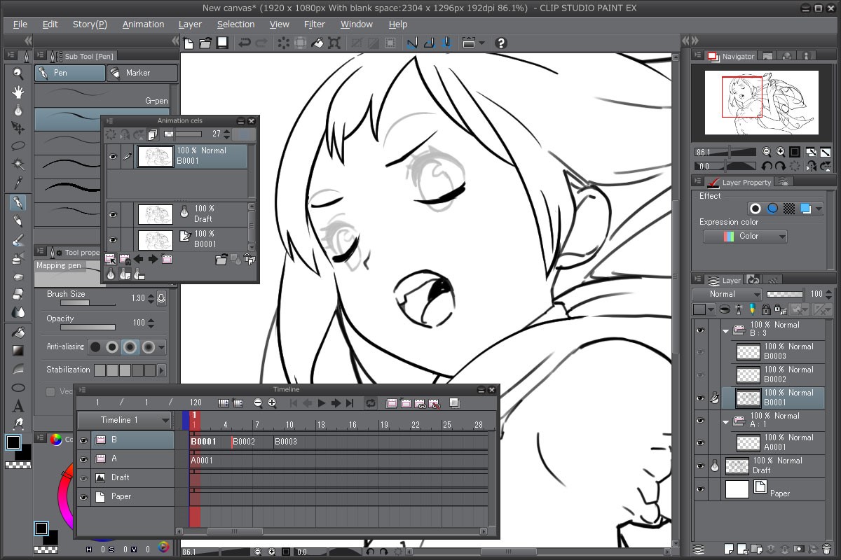 Clipstudio Paint Pro and EX English/Spanish/French released