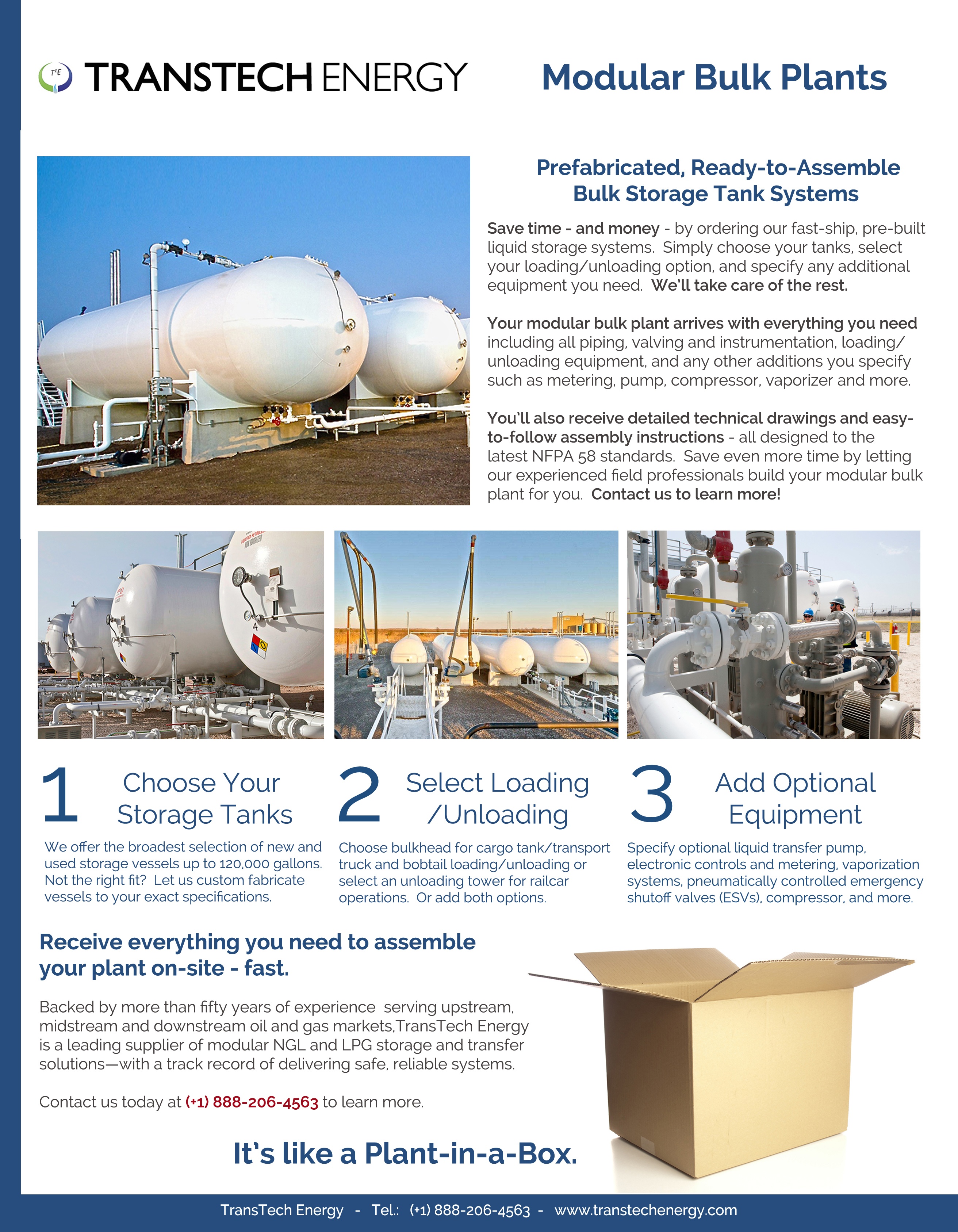 LPG Bulk Plant Engineering Construction TransTech Energy