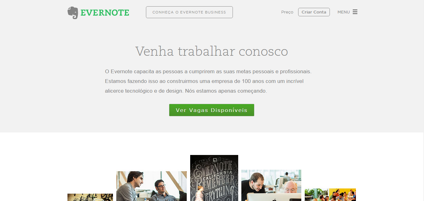 Trabalhe conosco simples e funcional